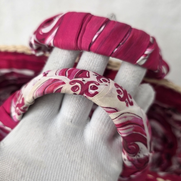 Auth Dolce&Gabbana KENDRA STRAW Shopper Floral Tote - Picture 10 of 12